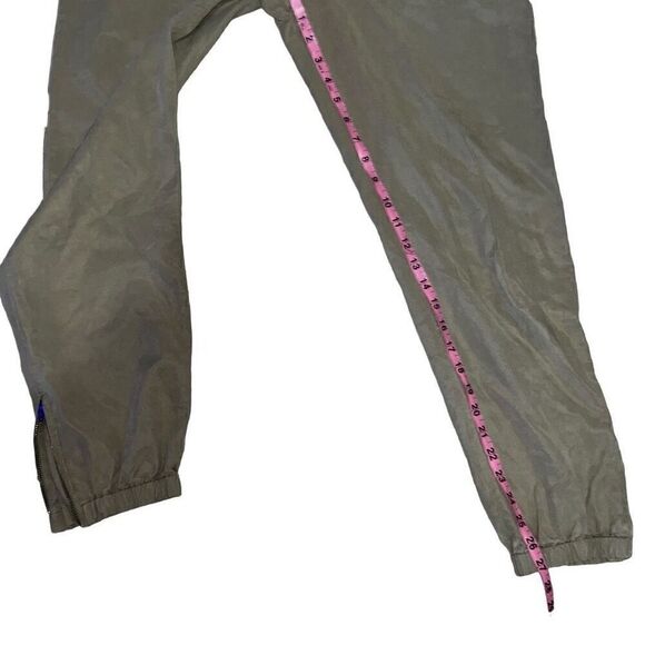 Monrow Short Sleeve Side Zip Detail Olive Jumpsuit Revolve Utility Sz M Medium - Picture 8 of 11